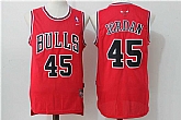 Chicago Bulls #45 Michael Jordan Red  Swingman Throwback Jerseys,baseball caps,new era cap wholesale,wholesale hats